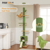 Arbre à chat cactus sol au plafond — en situation dans un salon