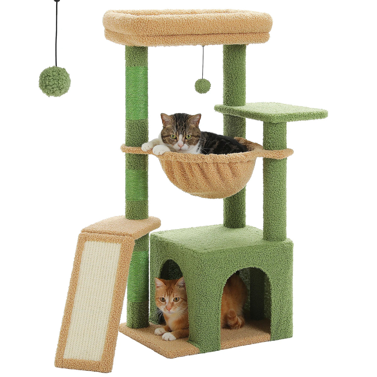 Petit arbre à chat rose — base de l'arbre à chat