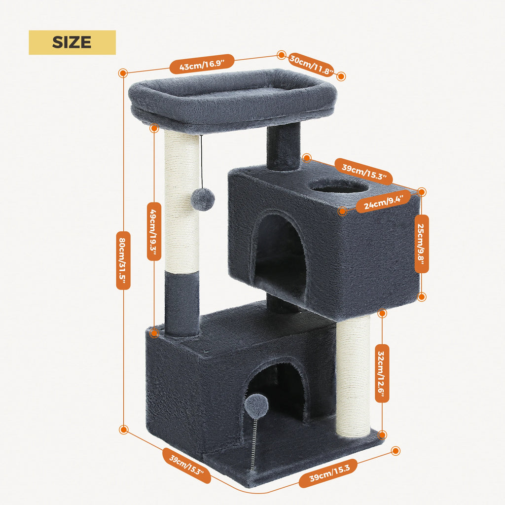 Arbre à chat beige — base de l'arbre à chat