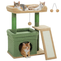 Petit arbre à chat beige chaton — détail des finitions