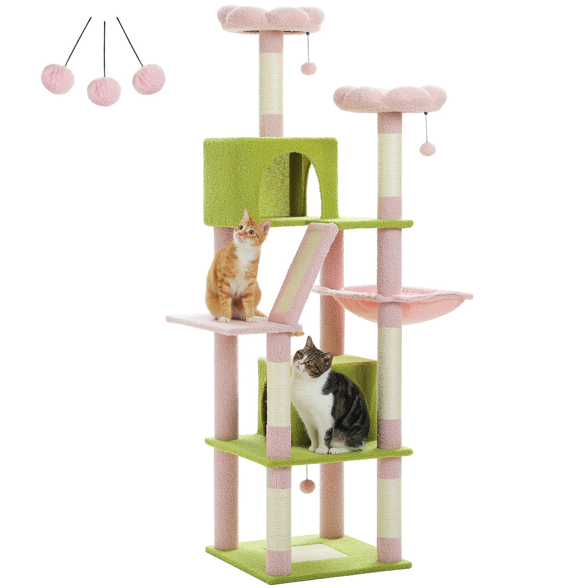 Arbre à Chat Gris pour 4 à 6 Chats — Quarry