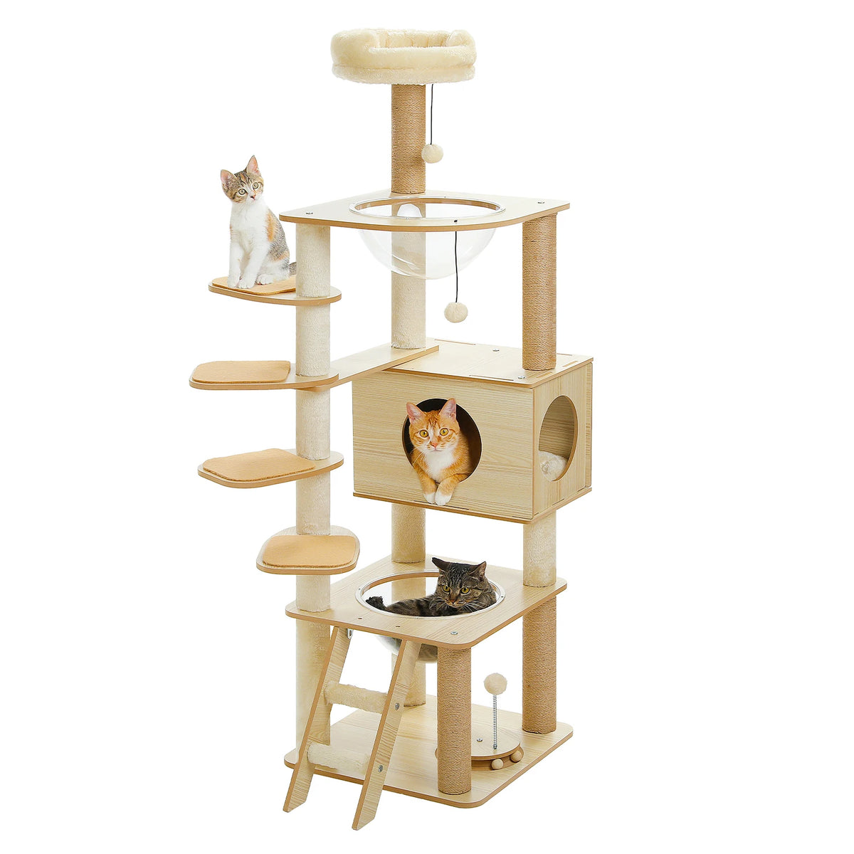 Arbre à Chat en Bois 144 cm — Orée