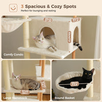 Arbre à chat brun XXL — base de l'arbre à chat