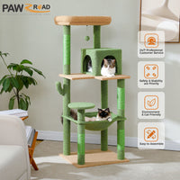Arbre à chat cactus 6 niveaux — en situation dans un salon