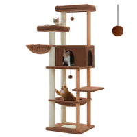 Arbre à chat beige XXL — dimensions