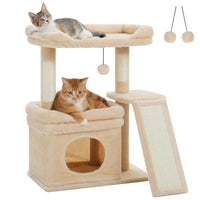 Petit arbre à chat vert — détail des finitions