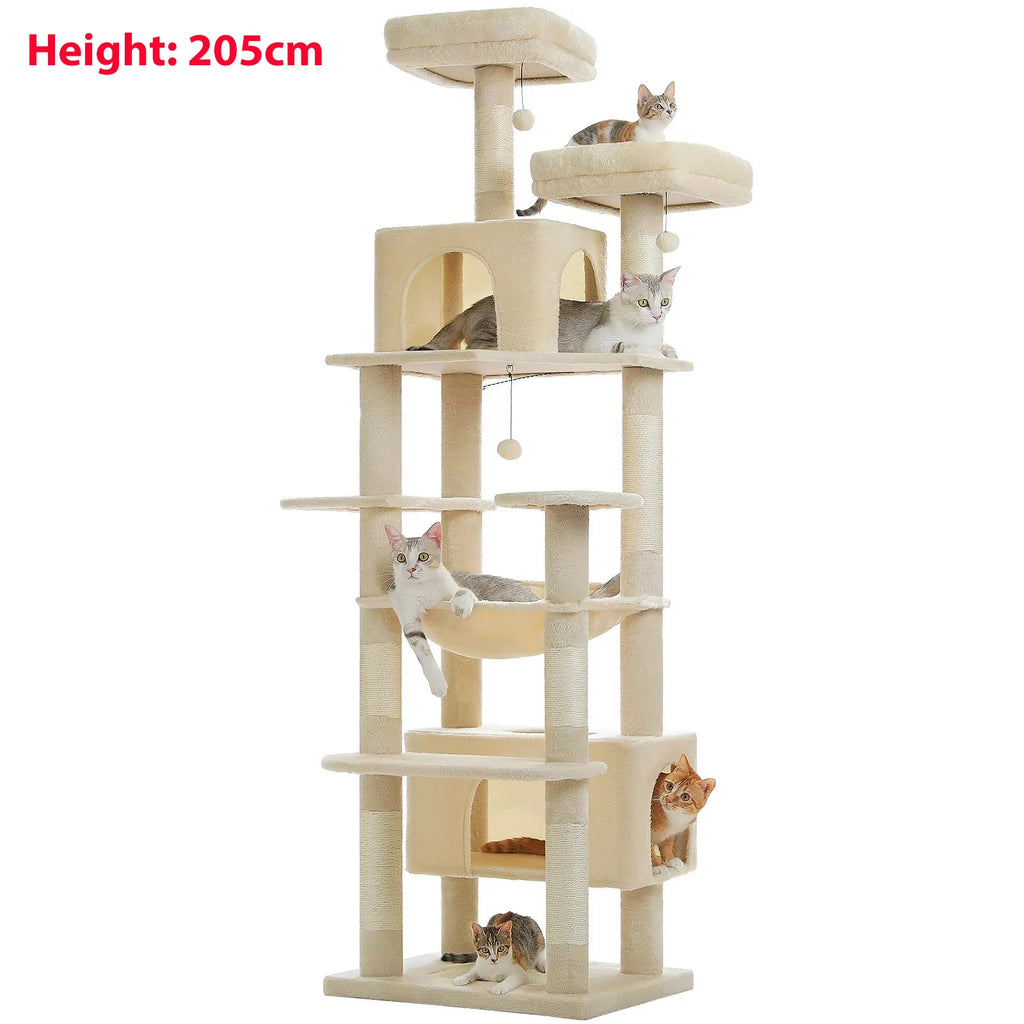 Arbre à chat anthracite grande tour — dimensions