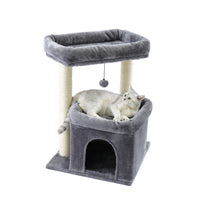 Arbre à chat chaton gris — détail des finitions