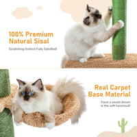 Arbre à chat cactus sol au plafond 275 cm — détail de la niche
