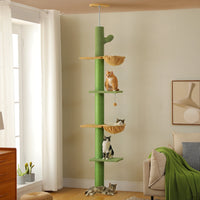 Arbre à chat cactus sol au plafond 229 cm — vue d'ensemble