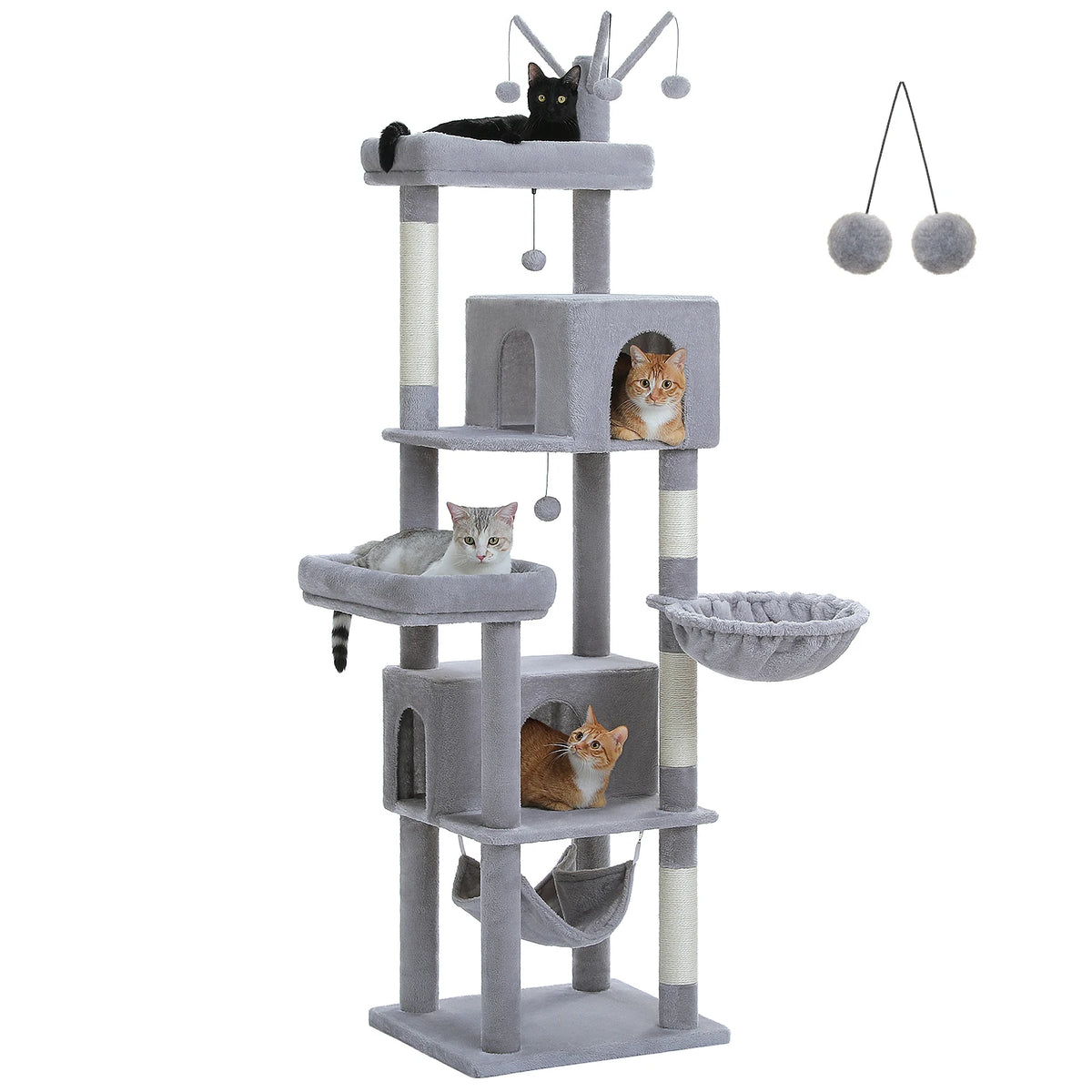 Arbre à chat vert XXL — base de l'arbre à chat