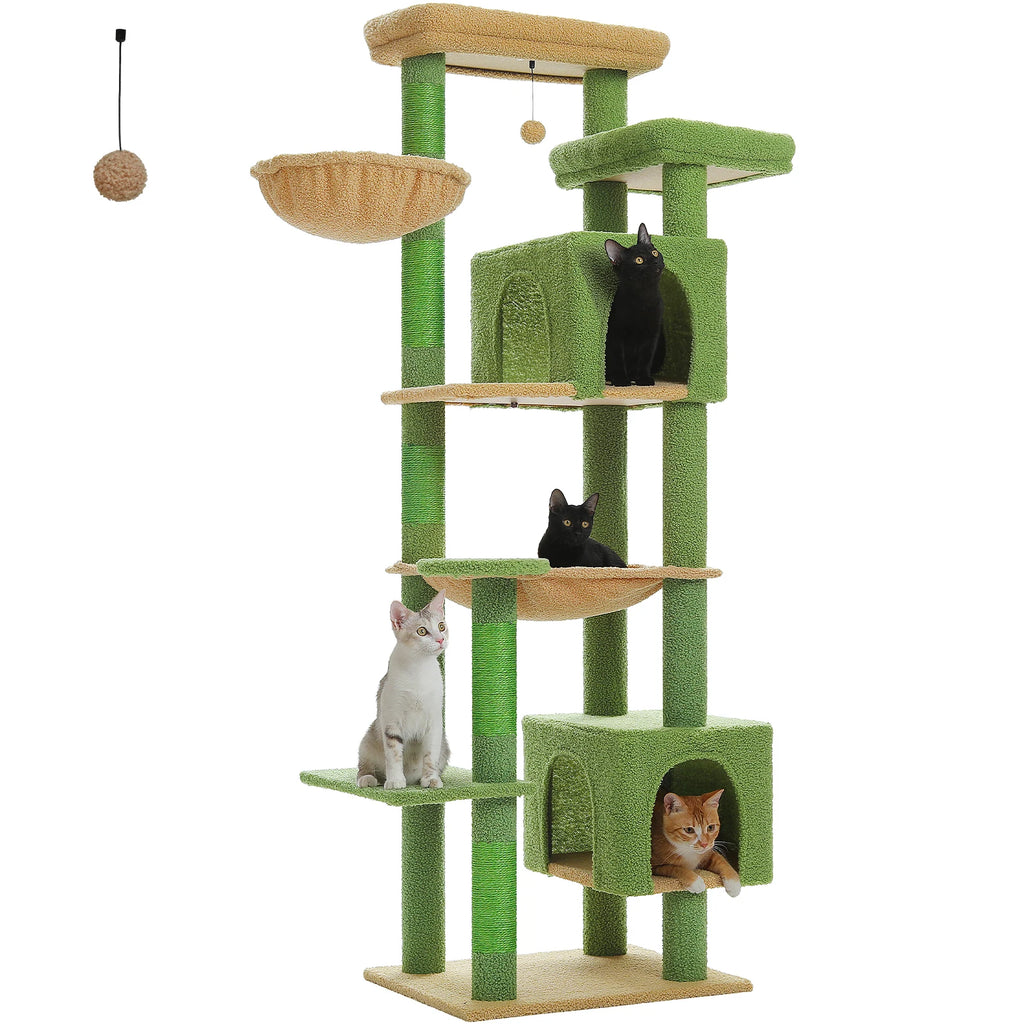 Arbre à Chat Anthracite à Planches à Griffer — Suie