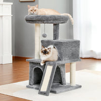 Arbre à chat rose et vert — détail du hamac