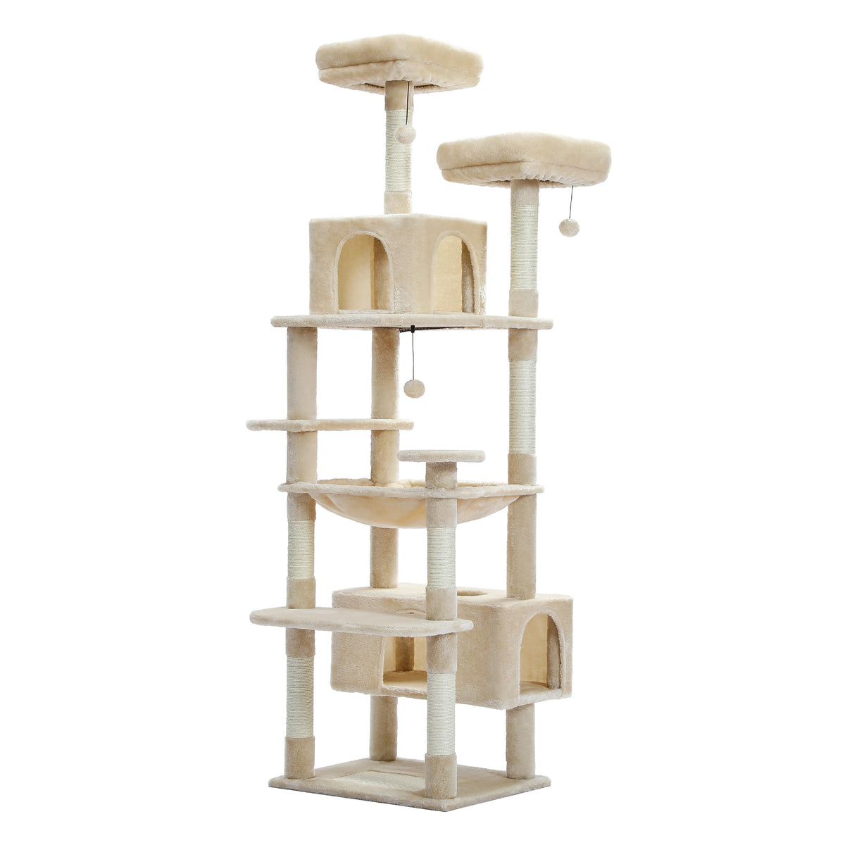 Arbre à Chat Noir XXL pour Plusieurs Chats — Midnight