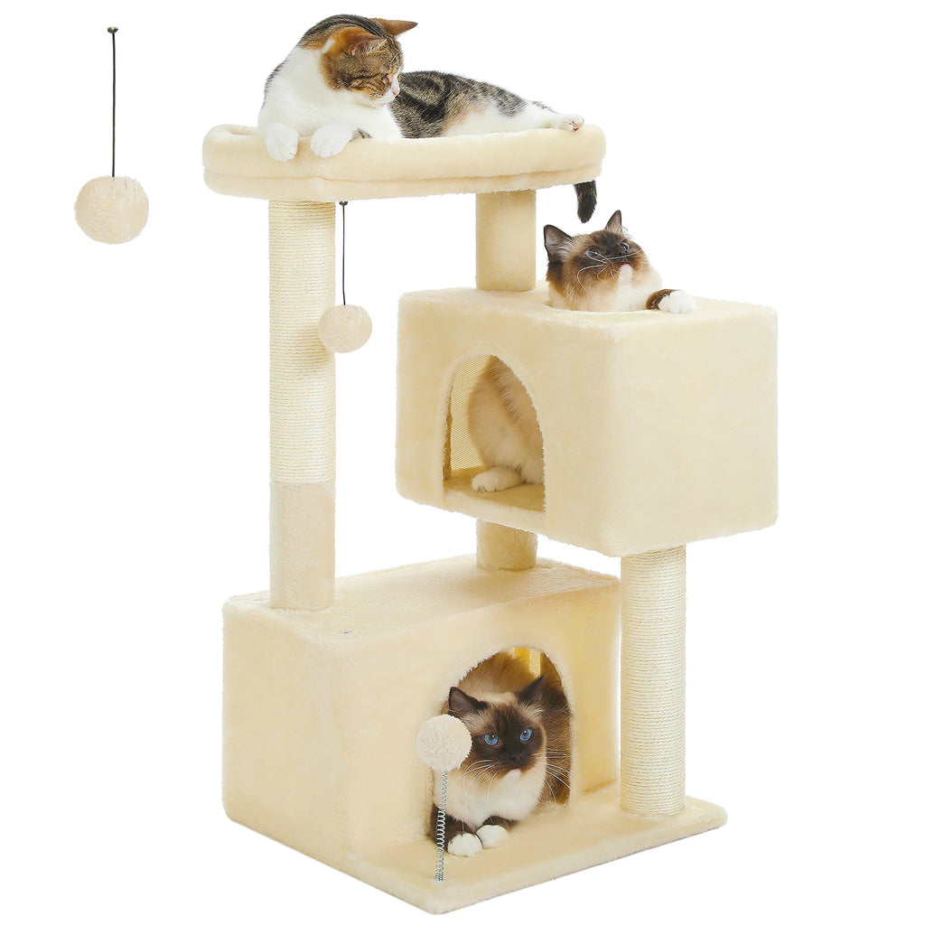 Petit arbre à chat anthracite — détail des finitions